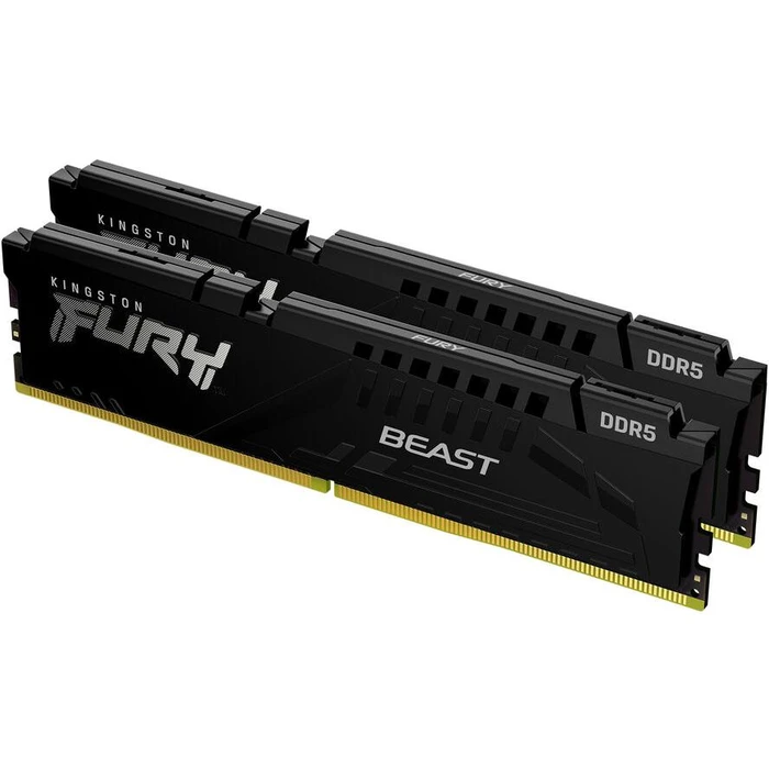 Μνήμη RAM Σταθερού DDR5 64GB Kingston 5200 CL40 KIT (2x32GB) FURY Beast Bla retail