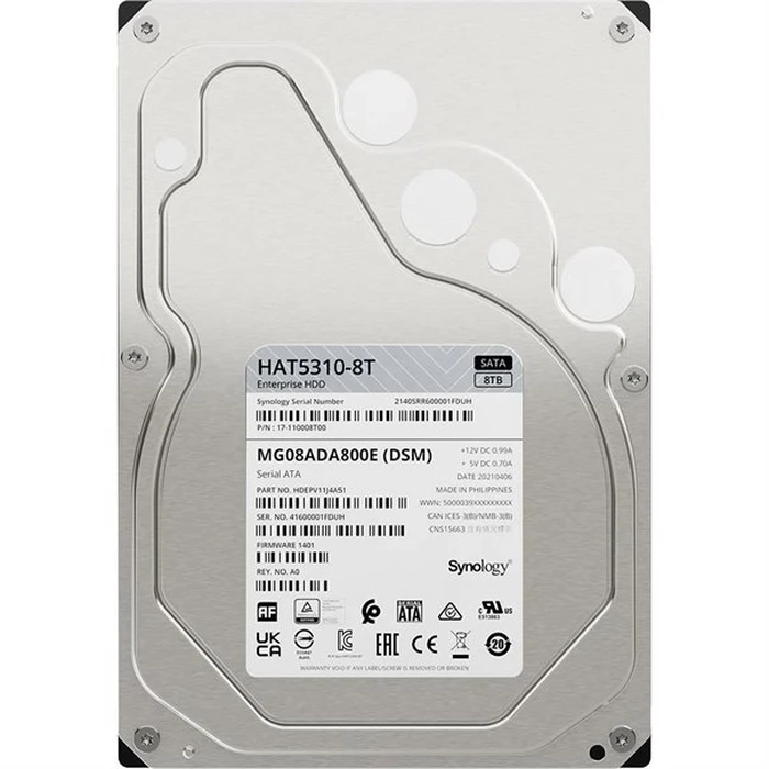 Εσωτερικός Σκληρός Δίσκος 3.5" 8TB Synology HAT5310 - SATA 6Gb/s