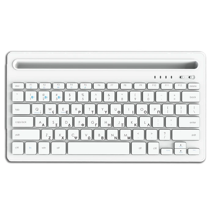 Πληκτρολόγιο Tablet Lamtech BT 5.0 With IPAD and MOBILE STAND WHITE