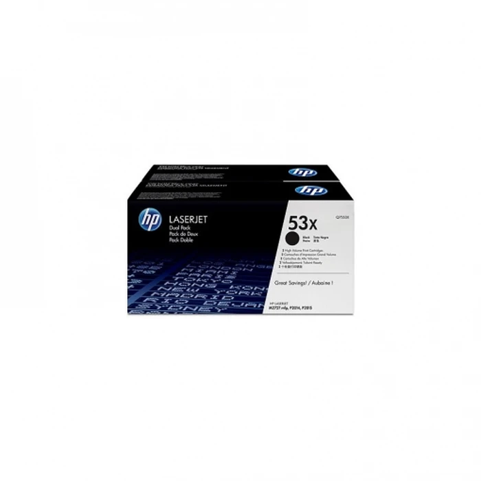 Toner HP (Q7553XD) No 53X Dual Pack Black