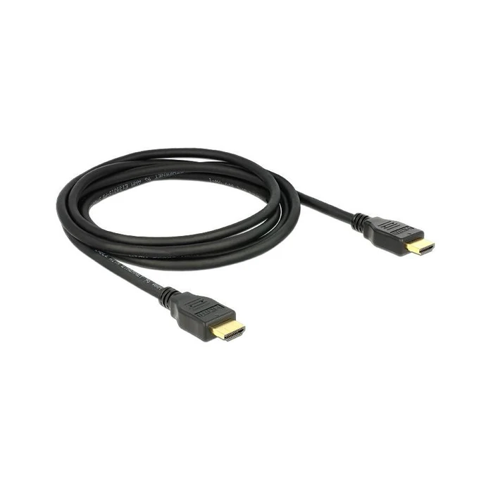 Καλώδιο HDMI Delock Ethernet A -> A M/M 2.00m 3D 4K Gold