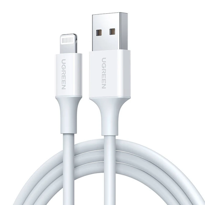 Καλώδιο USB Ugreen Lightning To USB-A 2.0 1m white