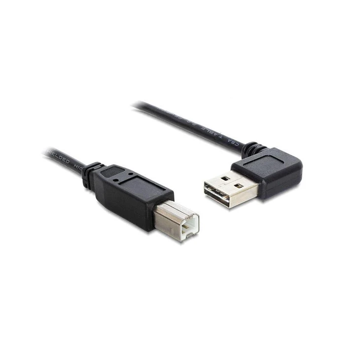 Καλώδιο USB Delock Easy A 90° -> B M/M 2.00m Black