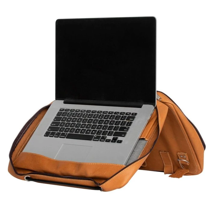 Τσάντα Laptop R-Go NBT+stand Viva 15,6" full grain leather ergono. braun