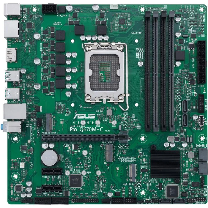 Motherboard Asus PRO Q670M-C-CSM (Intel,1700,DDR5,mATX)