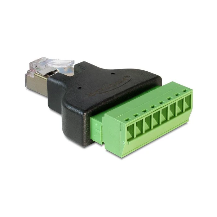 Αντάπτορας Delock Terminalblock 8Pin to RJ45 male