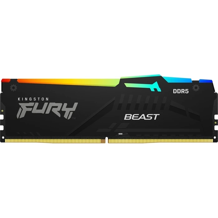 Μνήμη RAM Σταθερού DDR5 16GB Kingston FURY Beast RGB 288-PIN - 5600 MHz / PC5-44800