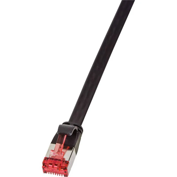 Καλώδιο Δικτύου Logilink Flach2xRJ45 U/FTP Cat6A 0.50m Black