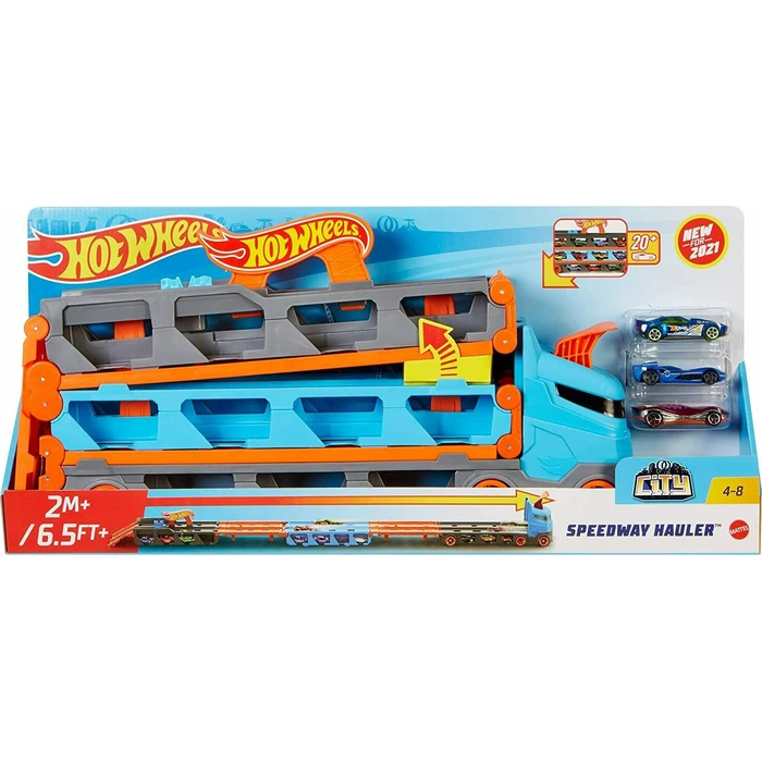 Αυτοκινητάκι Mattel Hot Wheels City: Speedway Hauler (GVG37)