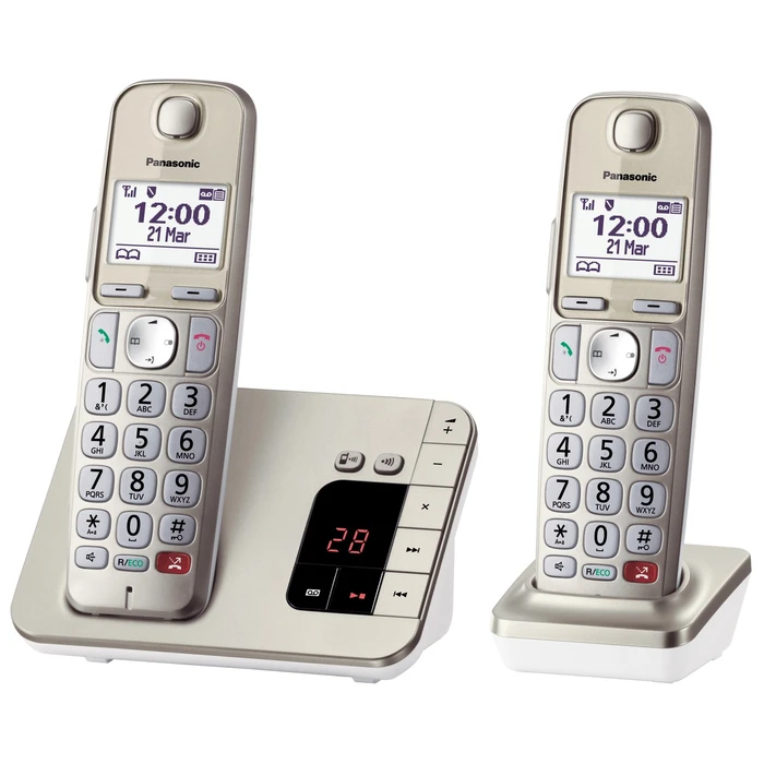 Ασύρματο Τηλέφωνο Panasonic KX-TGE262GN champagne