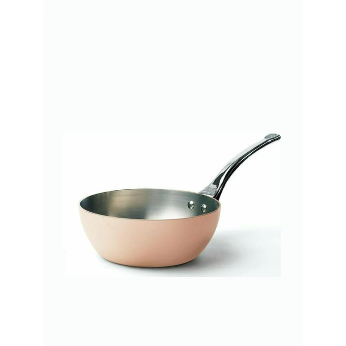 Τηγάνι De Buyer Prima Matera Saut Pan Copper/steel 20cm curved ind.