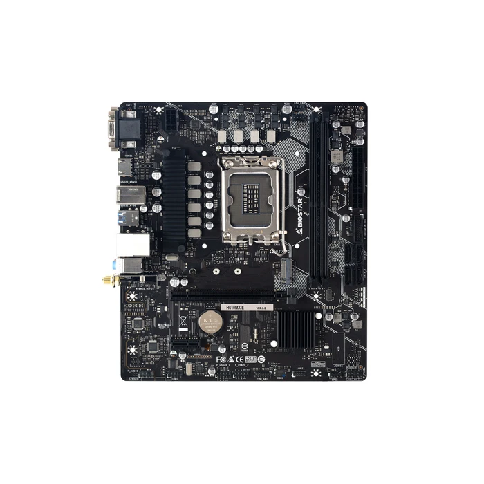 Motherboard Biostar H610MX-E (H610,S1700,mATX,Intel)