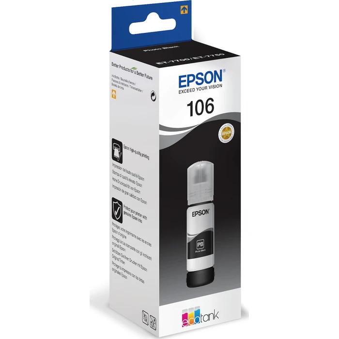 Μελάνι Epson EcoTank photo black T 106 70 ml T 00R1