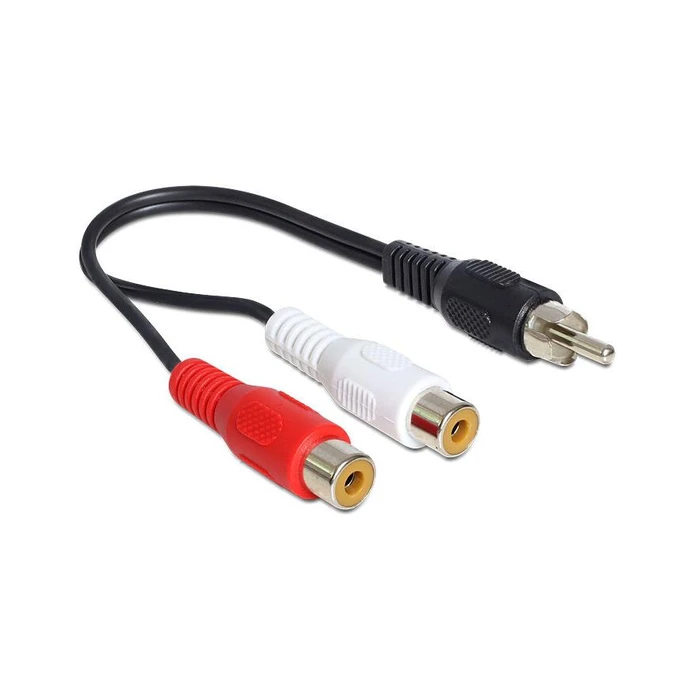 Αντάπτορας RCA Delock 2x Cinch -> 1x Cinch Bu/St 0.20m