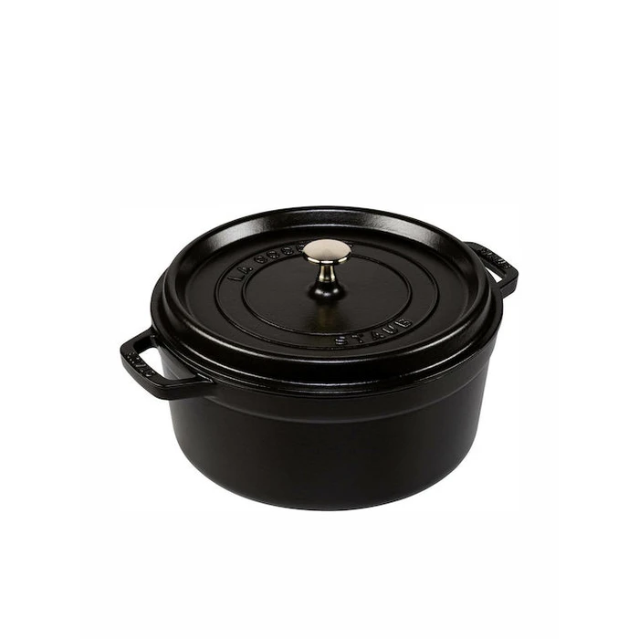 Κατσαρόλα Staub Round Cocotte, 24cm cast iron, black
