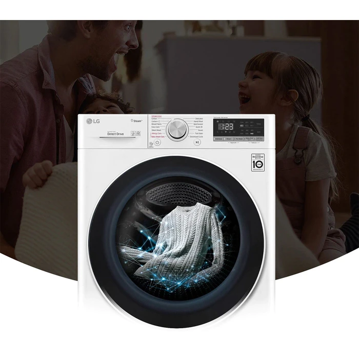 Πλυντήριο Ρούχων 7K LG F2WV3S7N3E