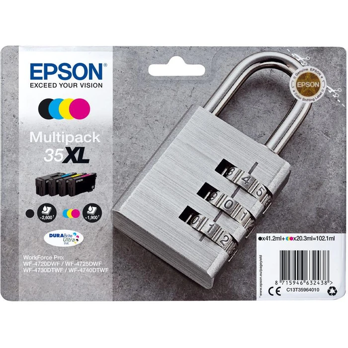 Μελάνι Epson 35XL Multipack Dura Brite 4-Color Pack T3596