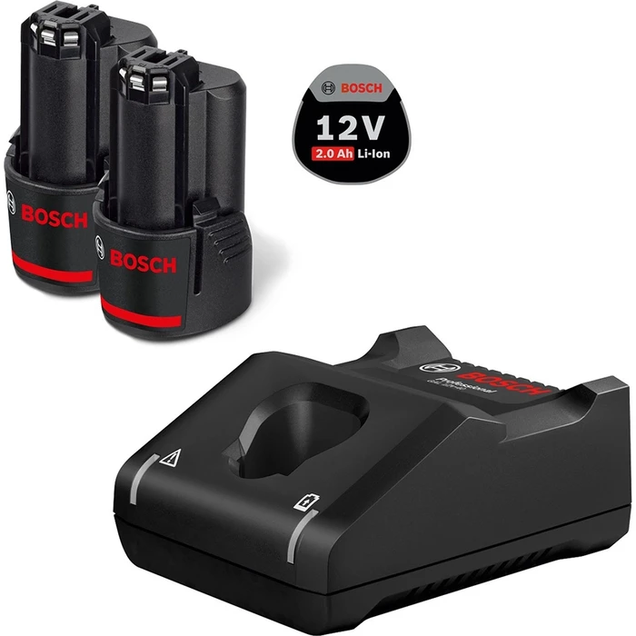 Φορτιστής Εργαλείων Bosch Basis Starter Set 2x2.0Ah + GAL 12V-40