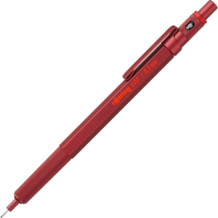 Μηχανικό Μολύβι rotring 600 Mechanicalcil metallic red 0,5 mm