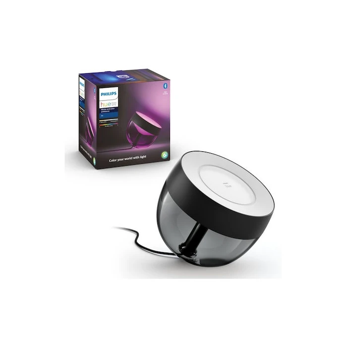 Διακοσμητικό Φωτιστικό Philips Hue Iris BT White Color Ambiance black