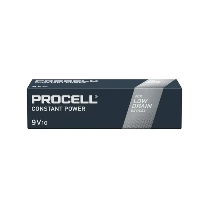 Αλκαλικές Μπαταρίες Duracell Constant - 9V E-BlocK 6LR61 Box of 10