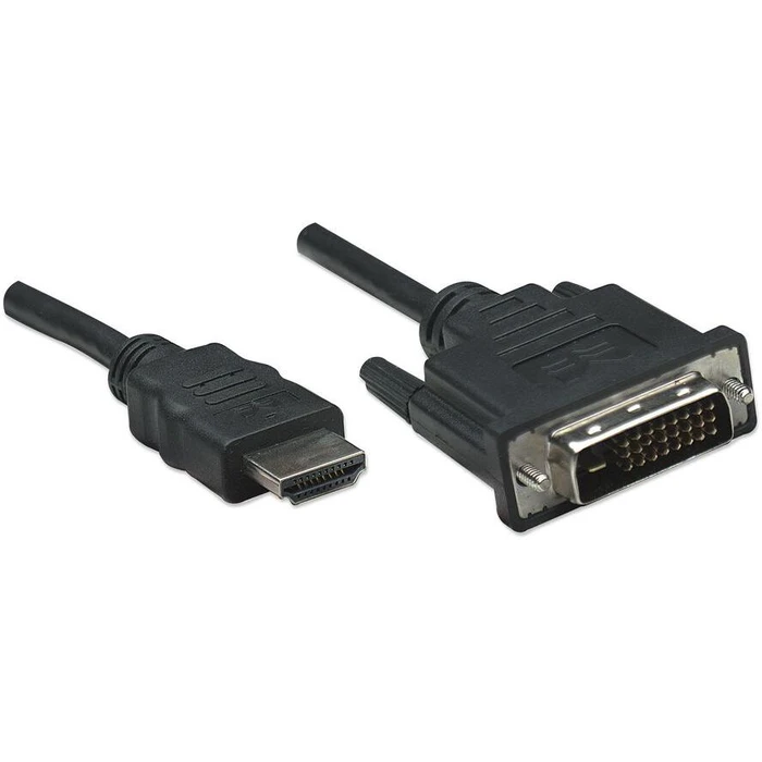 Καλώδιο HDMI Manhattan to DVI HDMI-Stecker to DVI-D, 1m