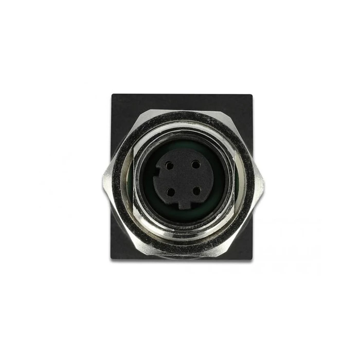 Αντάπτορας Δικτύου Delock M12 4 Pin D-coded Bu > RJ45 Bu