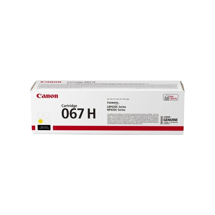Toner Canon 067 H - high capacity - yellow