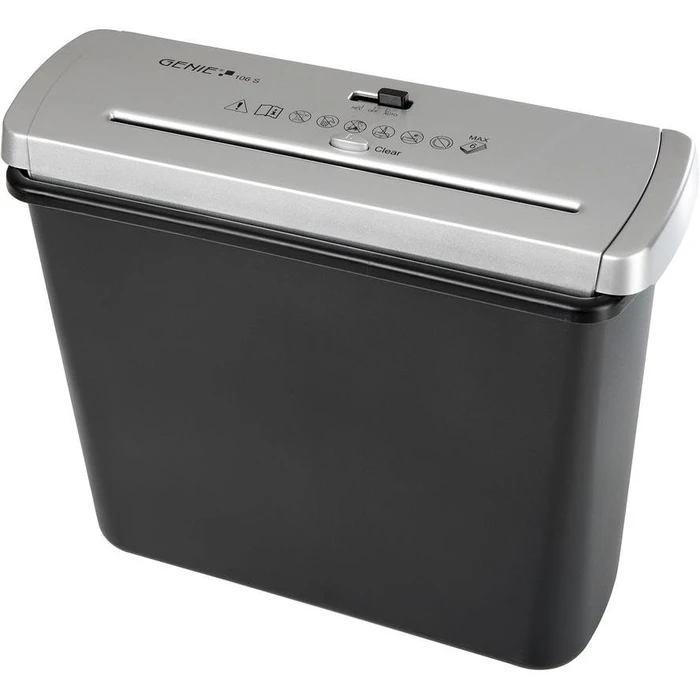 Καταστροφέας Εγγράφων GENIE 106 S silver/Black 6 Blatt