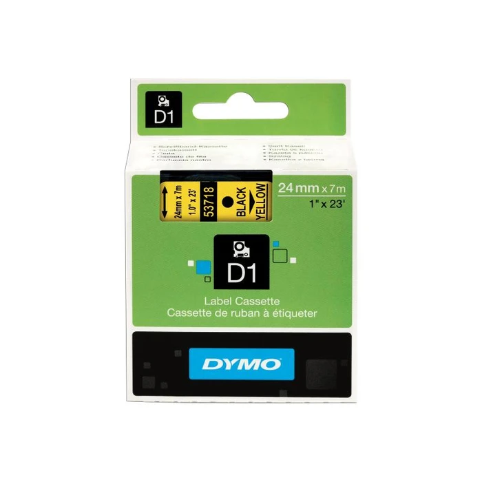 Ταινία Ετικετογράφου Dymo 53718 Yellow Black (S0720980)
