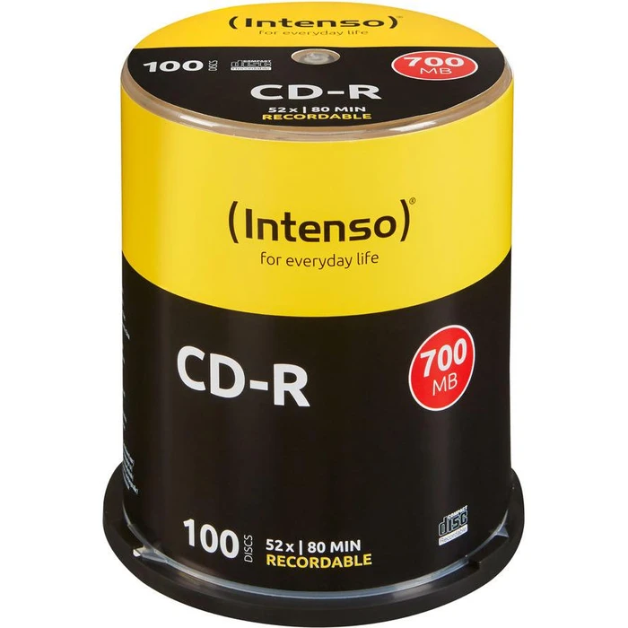 CD-R Intenso 700MB 100pcs Cake Box 52x retail