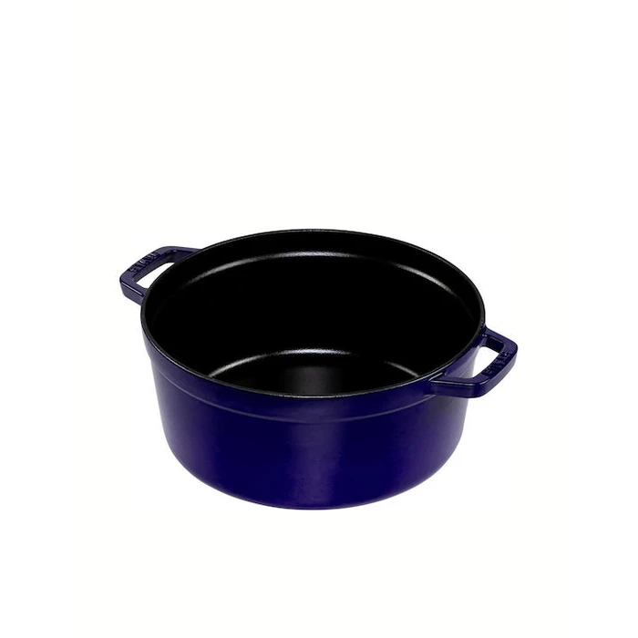 Κατσαρόλα Staub Round Cocotte, 24cm cast iron, dark blue