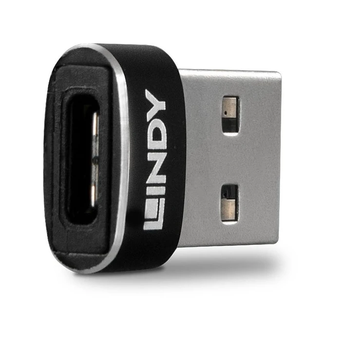 Αντάπτορας USB Lindy USB 2.0 to USB Typ C M/F