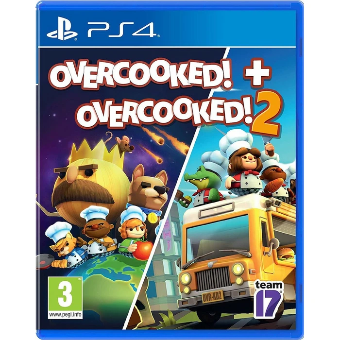 Παιχνίδι PS4 Overcooked! + Overcooked! 2 - Double Pack