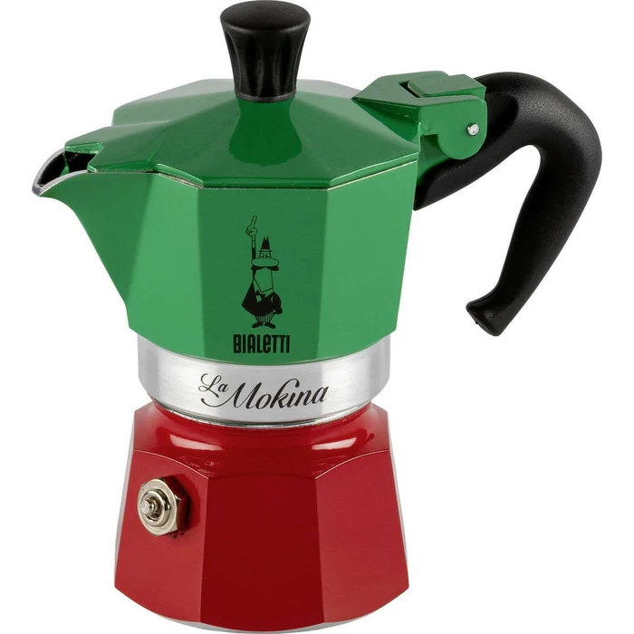 Μπρίκι Espresso Bialetti La Mokina Italia Tricolore