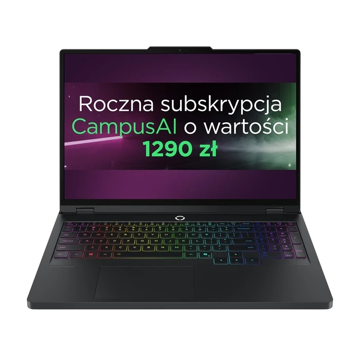 Lenovo Laptop Legion Pro 5 16ADR10 Ryzen 9 8945HX 16 WQXGA IPS 500 nits 240 Hz 32 GB DDR5 5200 SSD 1 TB GeForce RTX 5060 8 GB NoOS Eclipse Black