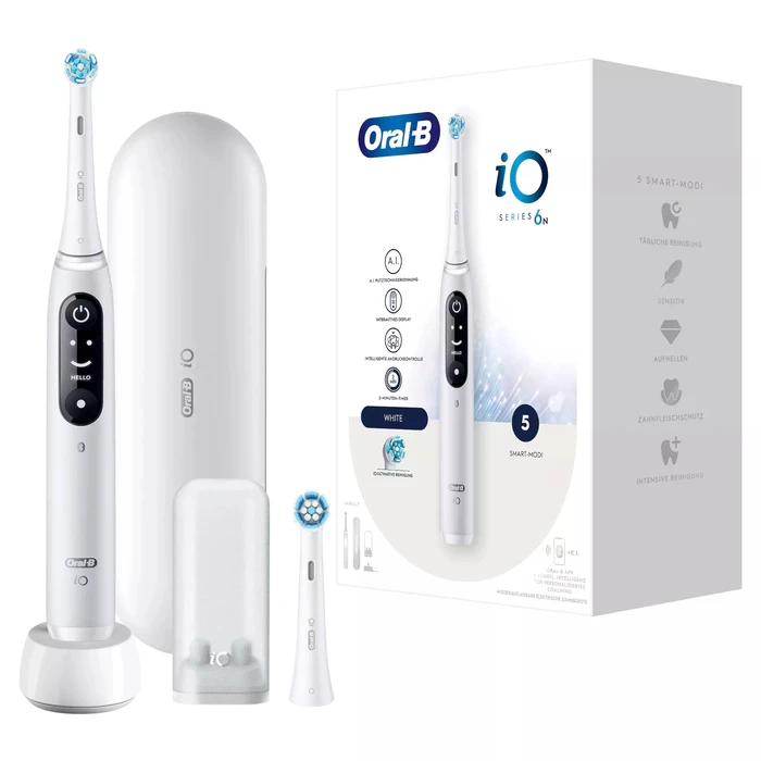 Ηλεκτρική Οδοντόβουρτσα Oral-B iO Series 6 White + case