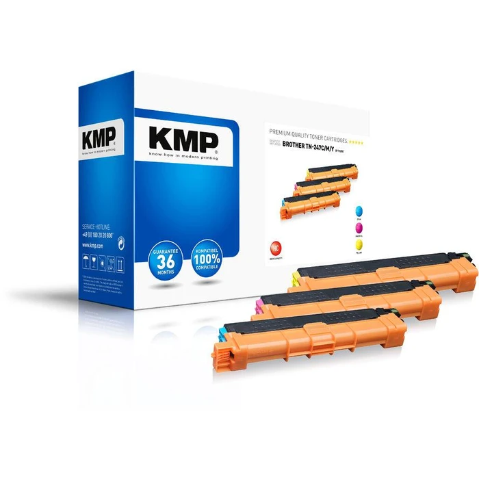 Toner Συμβατό KMP Brother TN-247/TN247 Multipack 3x2.300 S. B-T125CM