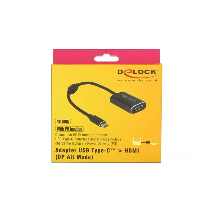 Αντάπτορας USB Delock usbC male to HDMI female 4K 60Hz PD-Funktion