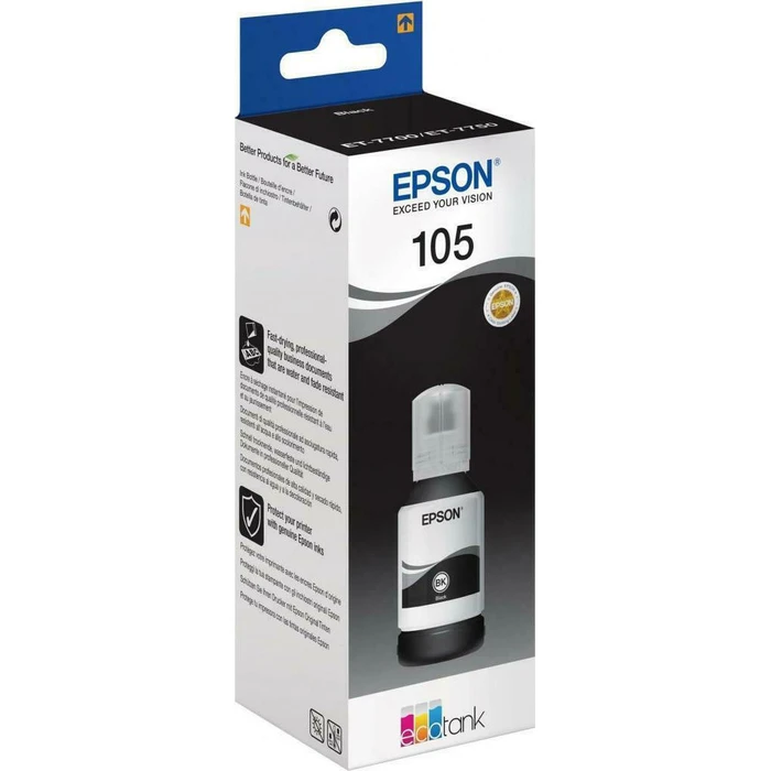 Μελάνι Epson EcoTank black T 105 140 ml T 00Q1