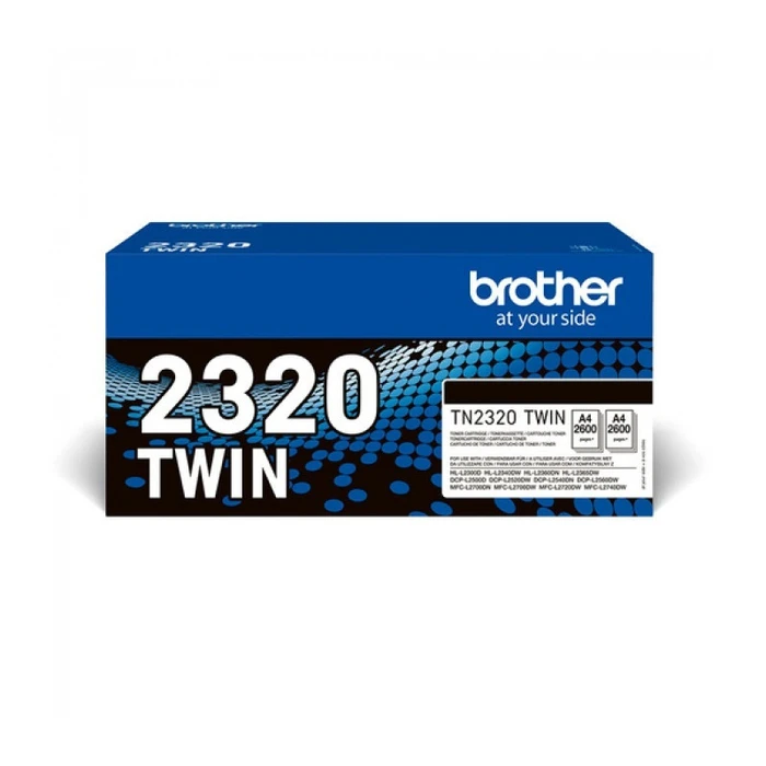 Toner Brother TN2320 TWIN - 2-pack - High Yield - Black - original