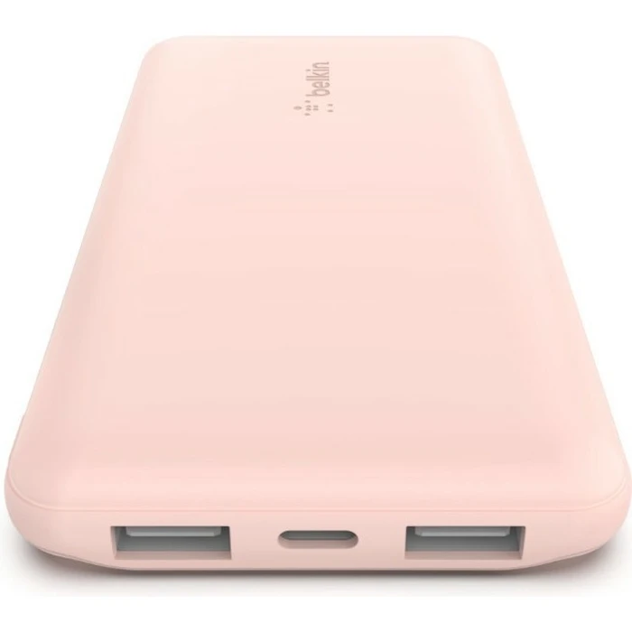 Powerbank Belkin 10.000mAh pink 15W+USB-A/C Kab. 15cm BPB011btRG