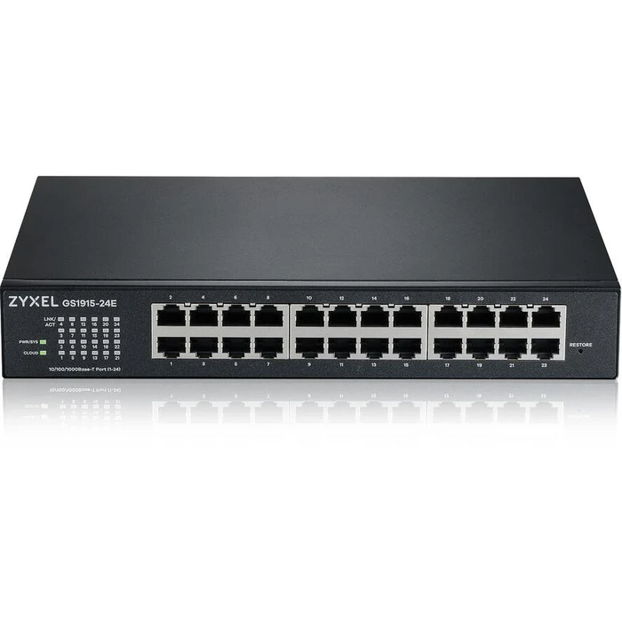 Network Switch Zyxel 24-Port GbE Smart NebulaFlex,fanless
