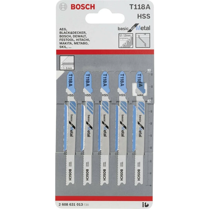 Λάμες Σέγας Bosch 5 T 118 A