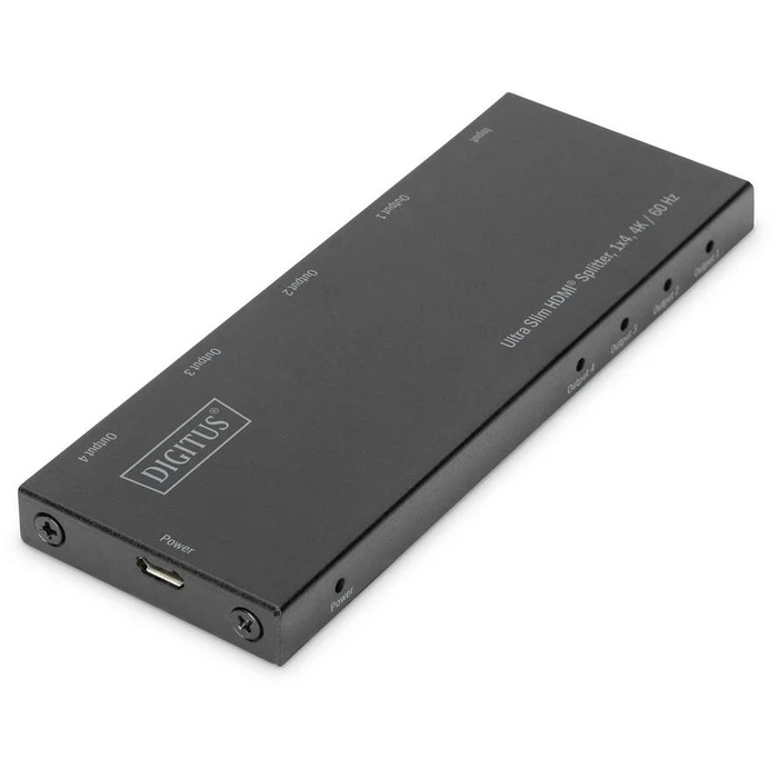 HDMI Splitter Digitus Ultra Slim 1x4, 4K / 60 Hz