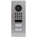Θυροτηλεόραση DoorBird D1102V IP Vid. Doorst. V2A noble. 2 flush-mounted call buttons