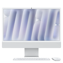 Apple iMac 24" Retina 4,5K (2024) M4, 16GB RAM, 256GB SSD, 8πυρήνης GPU, Ασημί, Ethernet, Πληκτρολόγιο με αριθμητικό τμήμα, BTO