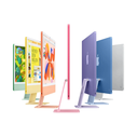 Apple iMac 24" Retina 4,5K (2024) M4 24GB/256GB 10‑πυρήνες GPU Ασημί (Magic Keyboard με NUM)