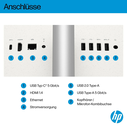 HP 24-ct2450ng Όλα-σε-ένα 23,8" FHD Ryzen AI 5 340 16GB/1TB SSD Windows 11 (Λευκό)
