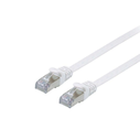 Equip Flat U/FTP (STP) Cat.6a (Gigabit) Καλώδιο Δικτύου Ethernet 10m Λευκό 607616